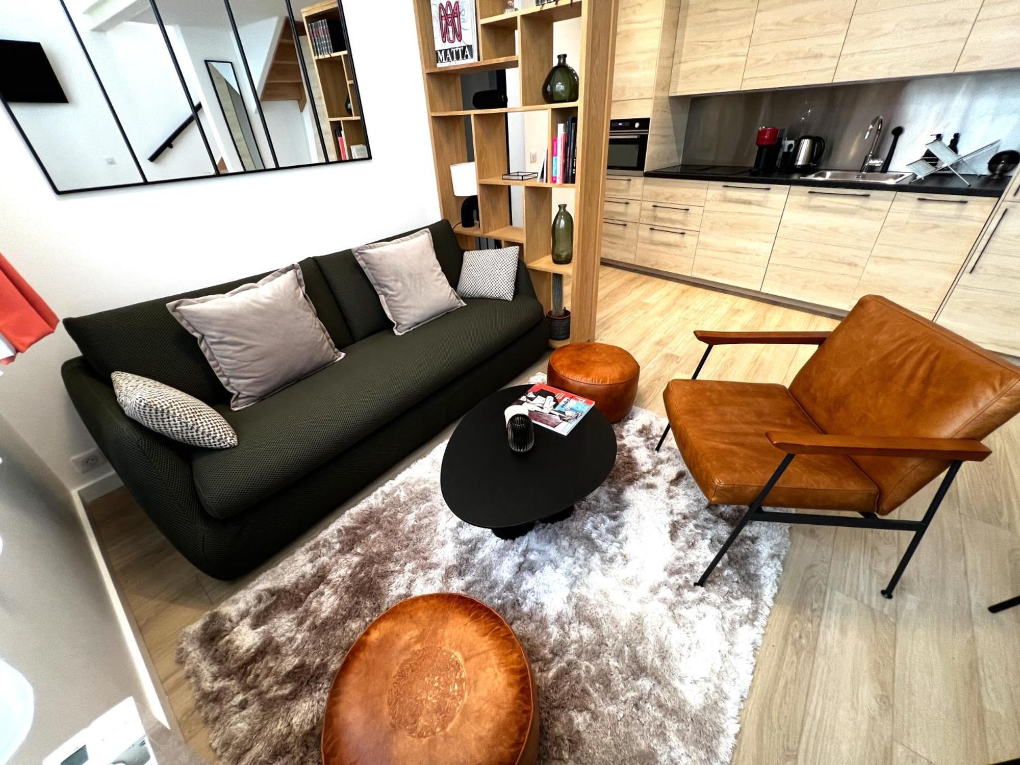 Ferienwohnung Apollinaire - Luxury Loft - Heart Of Montparnasse Paris Exterior foto